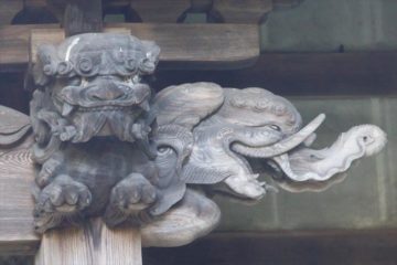 小樽天満宮 社殿の飾り